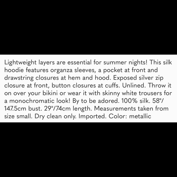 Elin silk hoodie - Picture 4 of 4